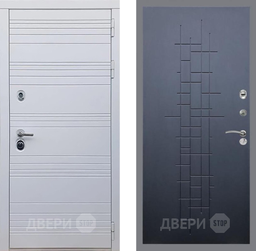 Входная металлическая Дверь Рекс (REX) 14 Силк Сноу FL-289 Ясень черный в Голицыно