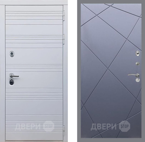 Входная металлическая Дверь Рекс (REX) 14 Силк Сноу FL-291 Силк титан в Голицыно