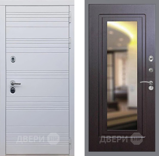 Входная металлическая Дверь Рекс (REX) 14 Силк Сноу FLZ-120 Венге в Голицыно