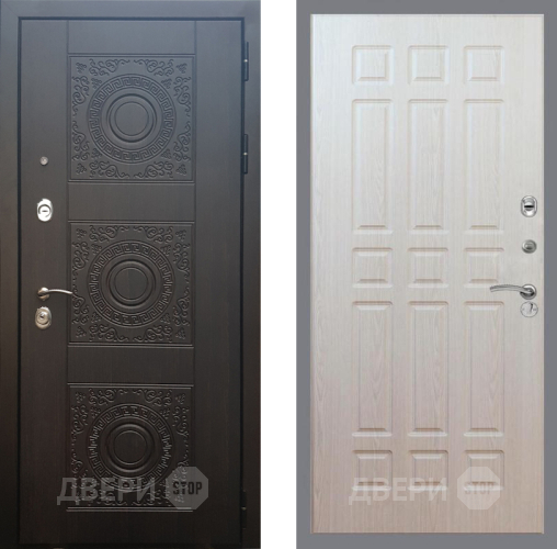 Входная металлическая Дверь Рекс (REX) 10 FL-33 Беленый дуб в Голицыно