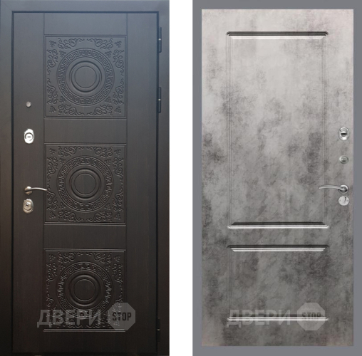 Входная металлическая Дверь Рекс (REX) 10 FL-117 Бетон темный в Голицыно