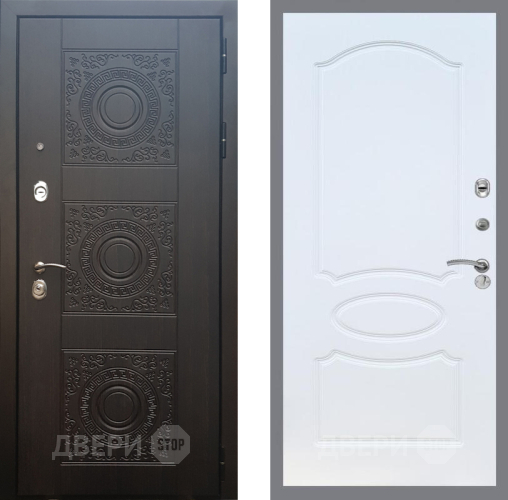 Входная металлическая Дверь Рекс (REX) 10 FL-128 Белый ясень в Голицыно