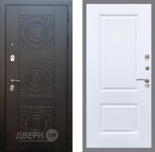Входная металлическая Дверь Рекс (REX) 10 Смальта Силк Сноу в Голицыно