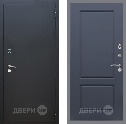 Входная металлическая Дверь Рекс (REX) 1A Черный Муар FL-117 Силк титан в Голицыно
