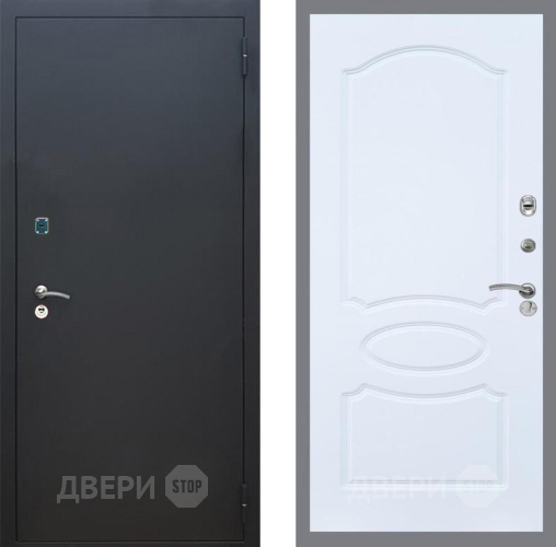 Дверь Рекс (REX) 1A Черный Муар FL-128 Силк Сноу в Голицыно