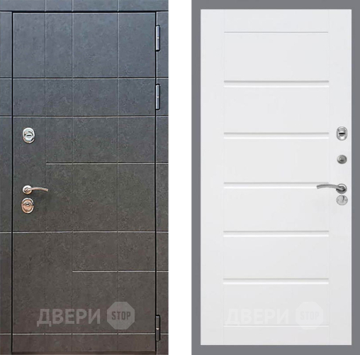 Входная металлическая Дверь Рекс (REX) 21 Сити Белый ясень в Голицыно