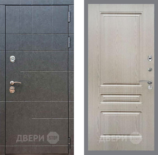 Входная металлическая Дверь Рекс (REX) 21 FL-243 Беленый дуб в Голицыно