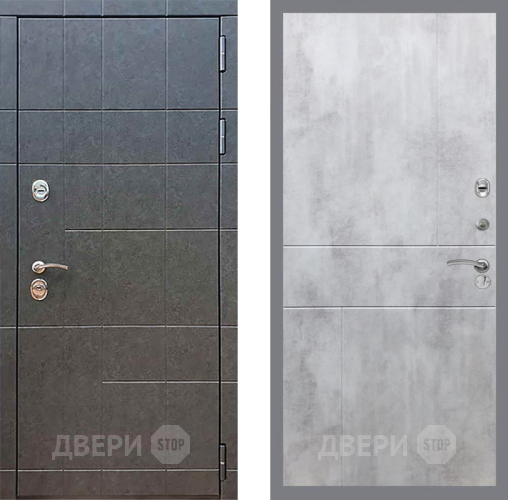Входная металлическая Дверь Рекс (REX) 21 FL-290 Бетон светлый в Голицыно