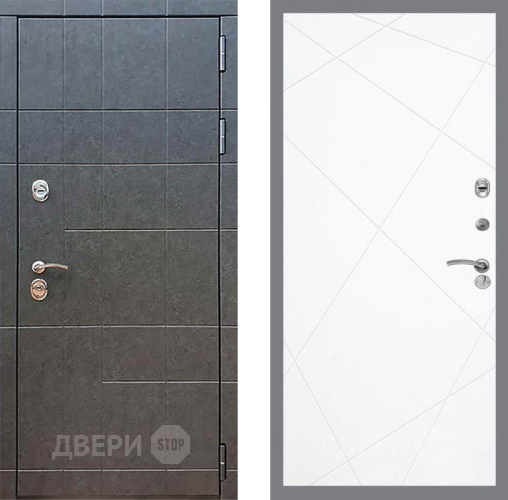 Входная металлическая Дверь Рекс (REX) 21 FL-291 Силк Сноу в Голицыно