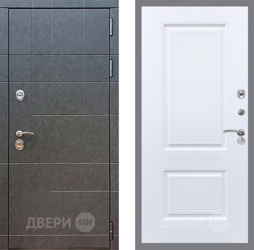 Входная металлическая Дверь Рекс (REX) 21 Смальта Силк Сноу в Голицыно