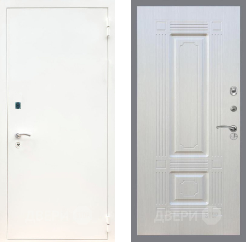 Дверь Рекс (REX) 1А Белая шагрень FL-2 Лиственница беж в Голицыно