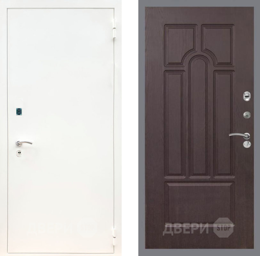 Дверь Рекс (REX) 1А Белая шагрень FL-58 Венге в Голицыно