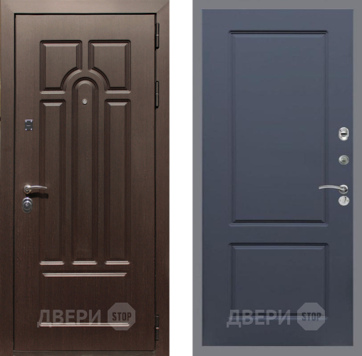 Входная металлическая Дверь Рекс (REX) Эврика FL-117 Силк титан в Голицыно