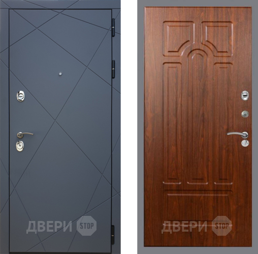 Входная металлическая Дверь Рекс (REX) 13 Силк Титан FL-58 Морёная берёза в Голицыно