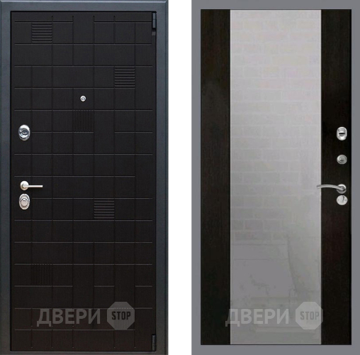 Входная металлическая Дверь Рекс (REX) 12 СБ-16 Зеркало Венге в Голицыно