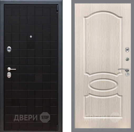 Входная металлическая Дверь Рекс (REX) 12 FL-128 Беленый дуб в Голицыно