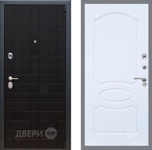 Входная металлическая Дверь Рекс (REX) 12 FL-128 Силк Сноу в Голицыно