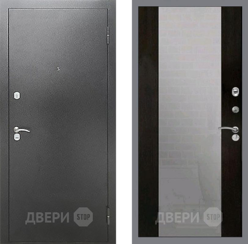 Входная металлическая Дверь Рекс (REX) Сити СБ-16 Зеркало Венге в Голицыно