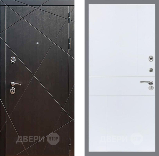 Входная металлическая Дверь Рекс (REX) 13 Венге FL-290 Силк Сноу в Голицыно
