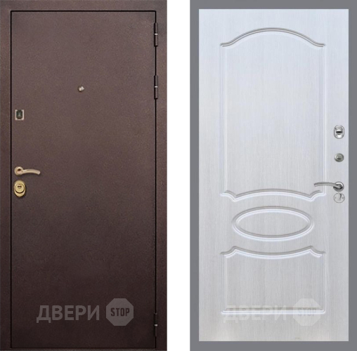 Входная металлическая Дверь Рекс (REX) Лайт 3К FL-128 Лиственница беж в Голицыно