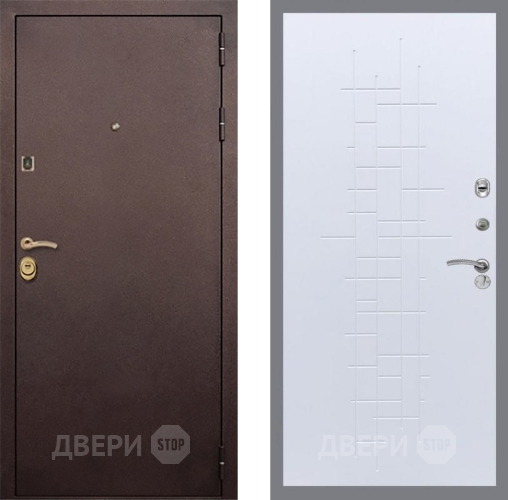 Входная металлическая Дверь Рекс (REX) Лайт 3К FL-289 Белый ясень в Голицыно
