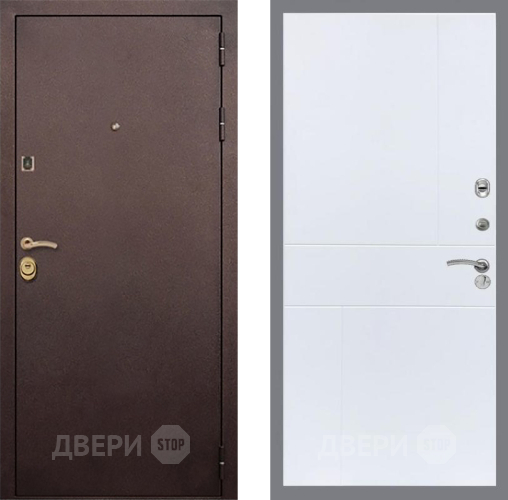 Входная металлическая Дверь Рекс (REX) Лайт 3К FL-290 Силк Сноу в Голицыно