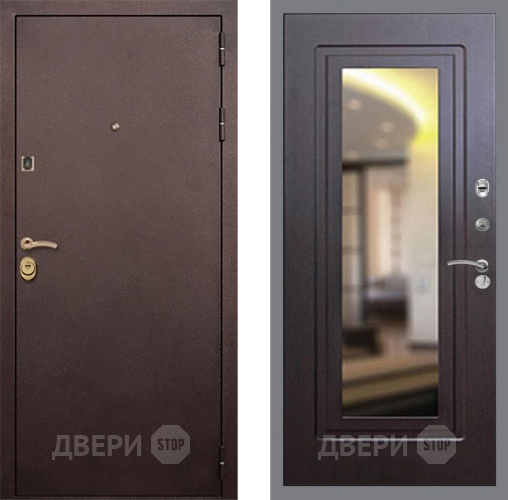 Входная металлическая Дверь Рекс (REX) Лайт 3К FLZ-120 Венге в Голицыно