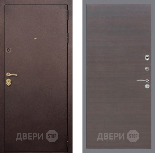 Входная металлическая Дверь Рекс (REX) Лайт 3К GL венге поперечный в Голицыно