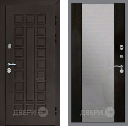 Входная металлическая Дверь Рекс (REX) Сенатор 3К СБ-16 Зеркало Венге в Голицыно