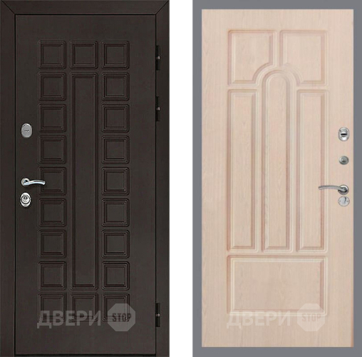 Входная металлическая Дверь Рекс (REX) Сенатор 3К FL-58 Беленый дуб в Голицыно