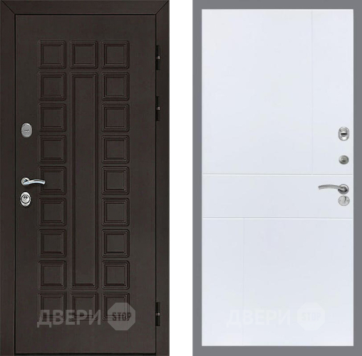 Входная металлическая Дверь Рекс (REX) Сенатор 3К FL-290 Силк Сноу в Голицыно