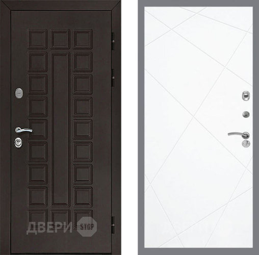 Входная металлическая Дверь Рекс (REX) Сенатор 3К FL-291 Силк Сноу в Голицыно