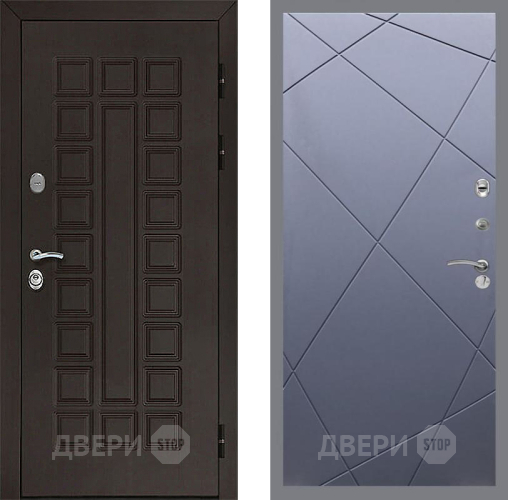 Входная металлическая Дверь Рекс (REX) Сенатор 3К FL-291 Силк титан в Голицыно
