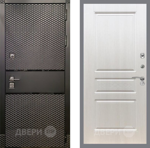 Входная металлическая Дверь Рекс (REX) 15 Черный Кварц FL-243 Лиственница беж в Голицыно