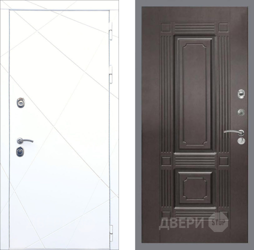 Входная металлическая Дверь Рекс (REX) 13 Силк Сноу FL-2 Венге в Голицыно