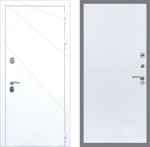 Входная металлическая Дверь Рекс (REX) 13 Силк Сноу FL-290 Силк Сноу в Голицыно