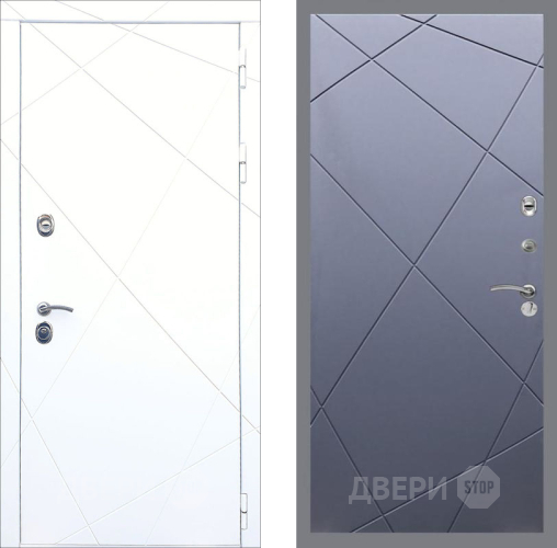 Входная металлическая Дверь Рекс (REX) 13 Силк Сноу FL-291 Силк титан в Голицыно