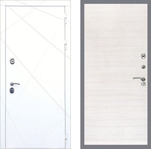 Входная металлическая Дверь Рекс (REX) 13 Силк Сноу GL Акация в Голицыно