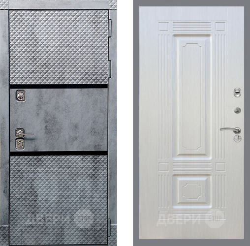 Входная металлическая Дверь Рекс (REX) 15 Бетон Темный FL-2 Лиственница беж в Голицыно