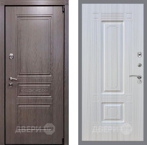 Входная металлическая Дверь Рекс (REX) Премиум-S FL-2 Сандал белый в Голицыно