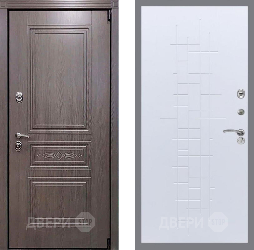 Входная металлическая Дверь Рекс (REX) Премиум-S FL-289 Белый ясень в Голицыно