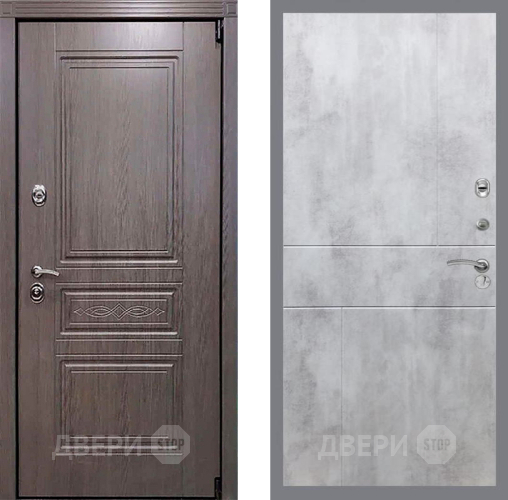 Входная металлическая Дверь Рекс (REX) Премиум-S FL-290 Бетон светлый в Голицыно