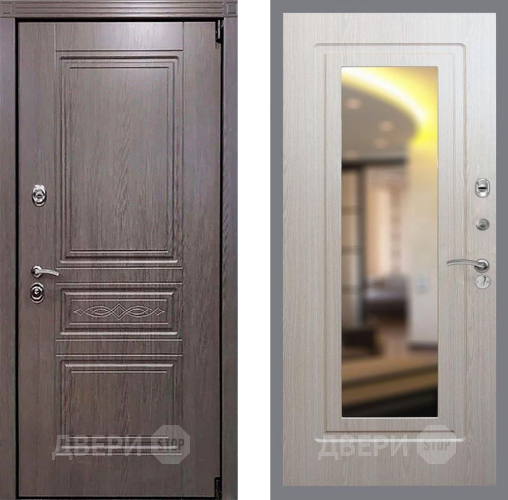 Входная металлическая Дверь Рекс (REX) Премиум-S FLZ-120 Беленый дуб в Голицыно