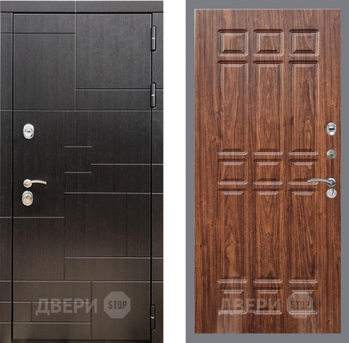 Входная металлическая Дверь Рекс (REX) 20 FL-33 орех тисненый в Голицыно