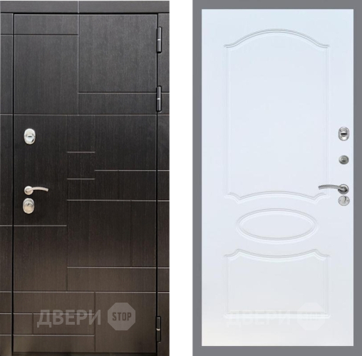Входная металлическая Дверь Рекс (REX) 20 FL-128 Белый ясень в Голицыно