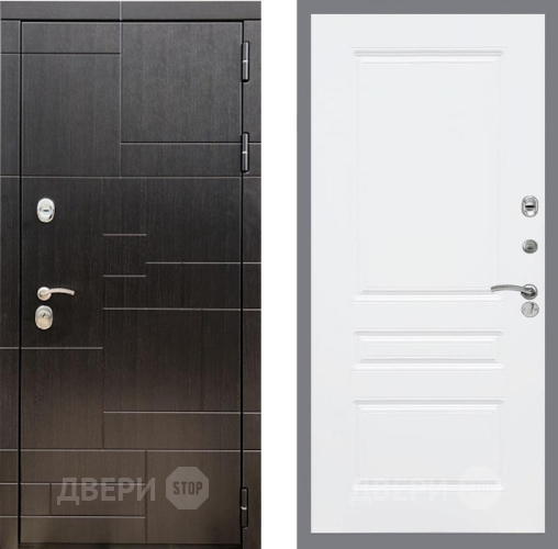 Входная металлическая Дверь Рекс (REX) 20 FL-243 Силк Сноу в Голицыно