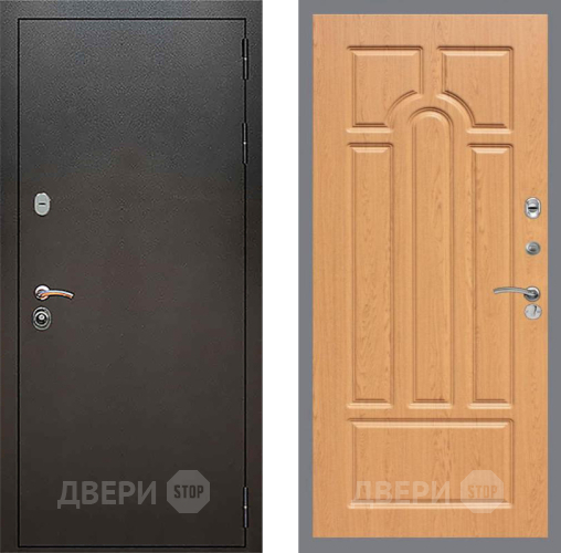 Входная металлическая Дверь Рекс (REX) 5 Серебро Антик FL-58 Дуб в Голицыно
