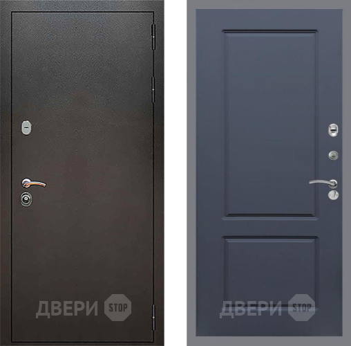 Входная металлическая Дверь Рекс (REX) 5 Серебро Антик FL-117 Силк титан в Голицыно