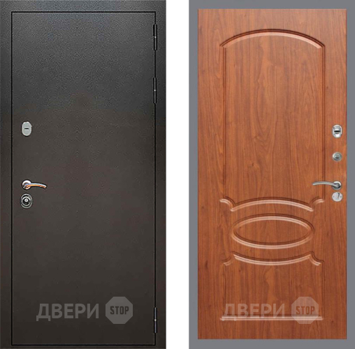 Входная металлическая Дверь Рекс (REX) 5 Серебро Антик FL-128 Морёная берёза в Голицыно