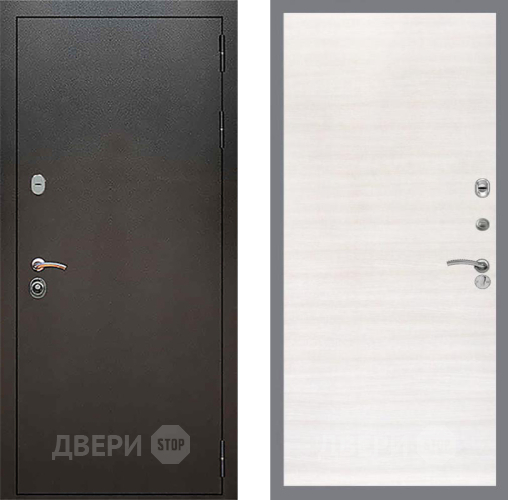 Входная металлическая Дверь Рекс (REX) 5 Серебро Антик GL Акация в Голицыно